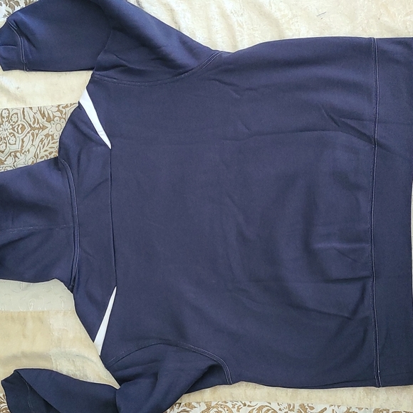 Nike 1X Swoosh Oversized Fleece Hoodie- Pit 28"-30"; Length 28" - Picture 11 of 11